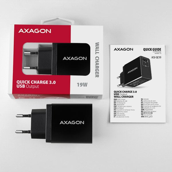 EAN 8595247905307 - Axagon ACU-QC19 cargador de dispositivo móvil Teléfono móvil, Batería portátil, Smartphone, Tableta, Univ imagen 8
