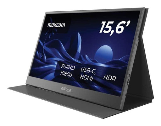 EAN 5908235970929 - MaxCom MPAGE15 pantalla para PC 39,6 cm (15.6") 1920 x 1080 Pixeles Full HD LED Gris imagen 1