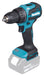EAN 0197050009845 - Makita DDF490Z taladro 1900 RPM Sin llave 1,7 kg Azul, Negro imagen 1