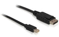 EAN 4043619824380 - DeLOCK mini DP/DP 1.2 2 m Mini DisplayPort DisplayPort Negro imagen 1