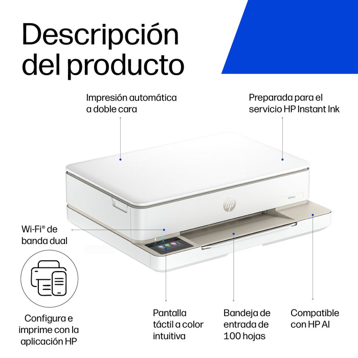 EAN 0197498438948 - HP ENVY 6132e All-in-One Printer Inyección de tinta térmica A4 4800 x 1200 DPI 10 ppm Wifi imagen 4