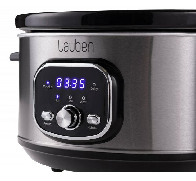 EAN 4260645680494 - Lauben LBNSC3500SB olla de cocción lenta 3,5 L 200 W Negro, Acero inoxidable imagen 4