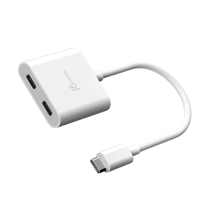 Usb-C To Dual Usb-C With Video Cabl