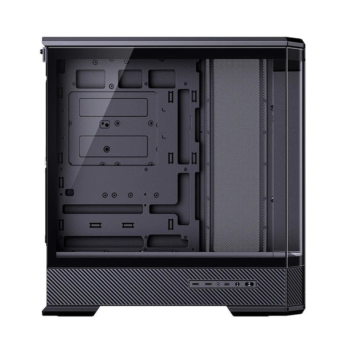 Jonsbo D400 Pc-Gehäuse, Midi Tower, Atx, Tempered Glass - Schwarz