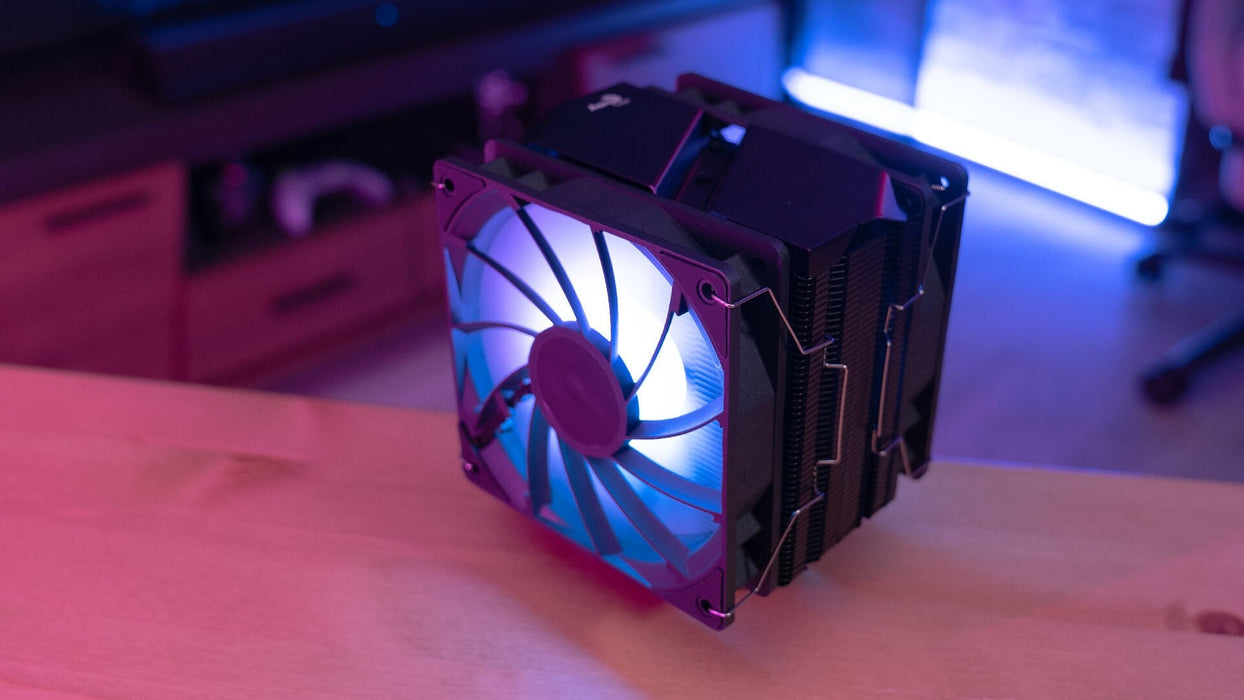 Ventilador Procesador Aerocool Rime 4 Dual Rgb (Negro)