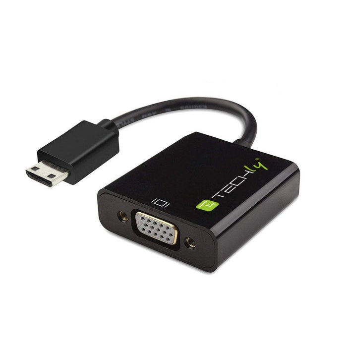 Techly Idata Hdmi-Vga-4 Adaptador Mini Hdmi C A Vga M/F