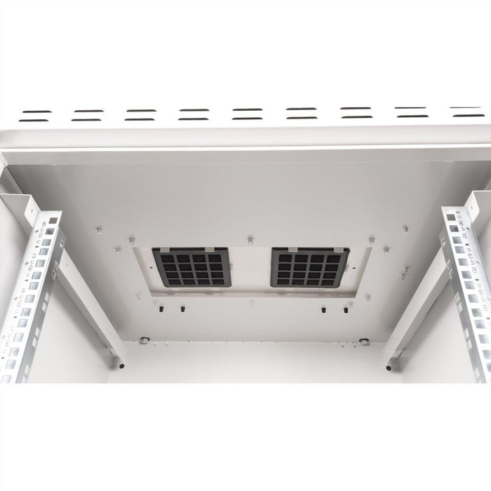 Roline 19-Zoll Wandgehuse Pro 20 He, 600x600 Bxt Ip55 Outdoor Grau