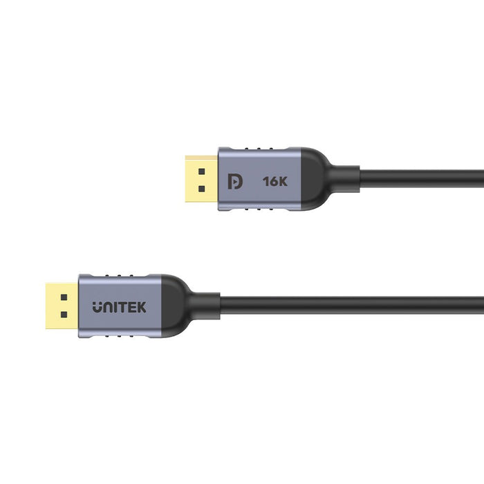 EAN 4894160053084 - UNITEK C1626GY01-2M DisplayPort 2.1 Black Negro, Gris imagen 8