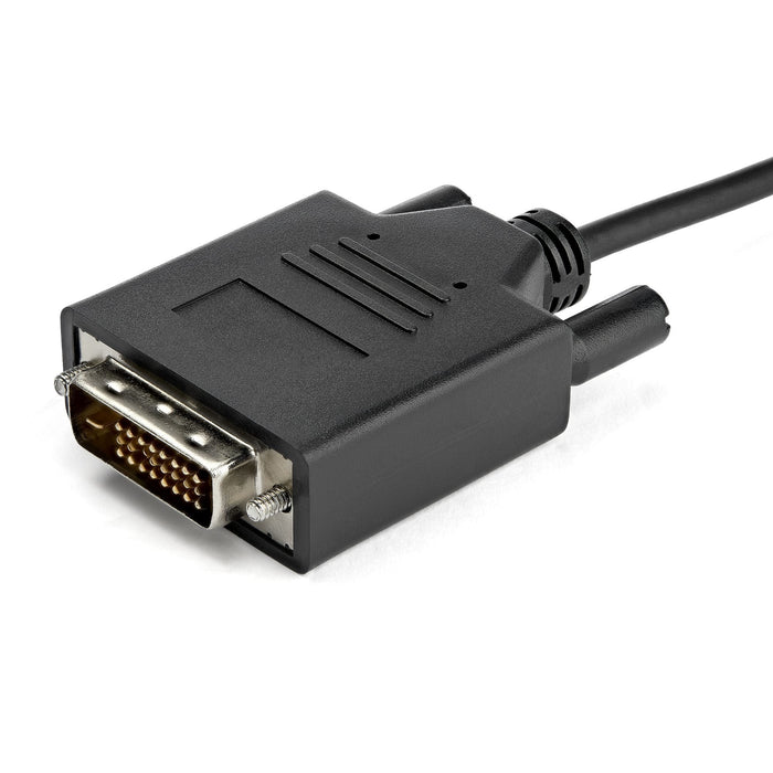 Startech.Com Cable Adaptador Conversor Usb-C A Dvi 1m 1920x1200 Cable Usb / Dvi Usb-C (M) A Dvi-D (M) Thunderbolt 3 / Usb 3.1 1 M Admite 1920x1200 (Wuxga) Negro Para P/N: Tb4cdock