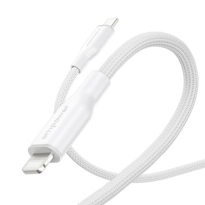 EAN 5715685027710 - PanzerGlass empower™ by ® Racing 60W USB-C to Lightning Cable | USB 2.0 | 1.2M | Silver White cable USB B imagen 6