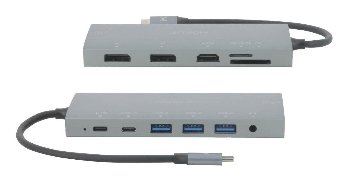Mobilis Usb-C Docking Mation 12 In 1 100 W Max