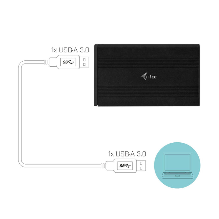 EAN 8595611701061 - i-tec Advance MYSAFEU312 caja para disco duro externo Carcasa de disco duro/SSD Negro 2.5" imagen 7