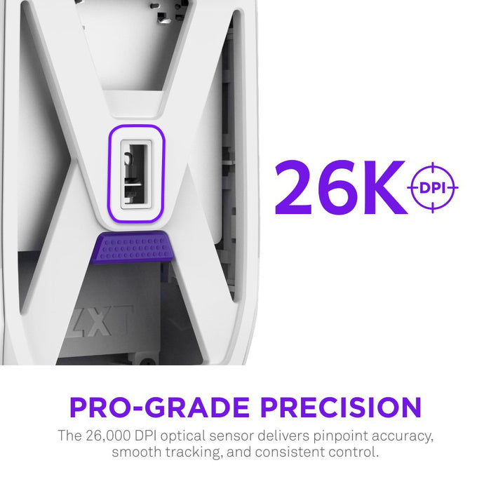EAN 5056547204031 - NZXT MS-101NW-02 ratón Juego mano derecha RF inalámbrico Óptico 26000 DPI imagen 3