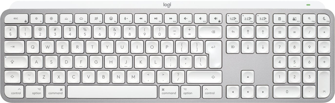 EAN 5099206114630 - Logitech Master MX Keys S for Mac teclado Oficina RF Wireless + Bluetooth QWERTY Internacional de EE.UU.  imagen 1