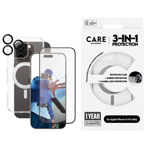 EAN 5715685004780 - PanzerGlass CARE™ by ® 3-in-1 Ceramic Bundle iPhone 16 Pro Max Protector de pantalla Apple 1 pieza(s) imagen 2