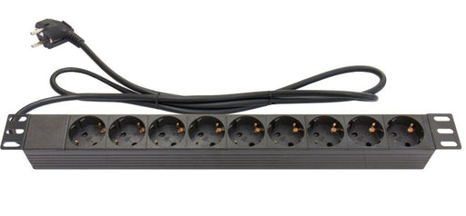 EAN 4014619666355 - Alcasa GC-N0077 base múltiple 1,8 m 9 salidas AC Interior Negro imagen 1