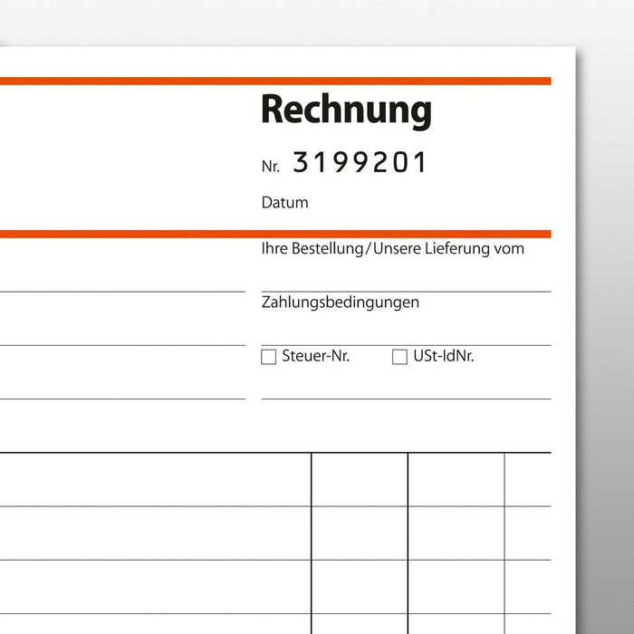 Sigel Formularbuch Rechnung Para Kleinunternehmer Con Fortlaufenden Nummern Sin Mwst - A5