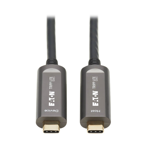 EAN 0037332275158 - Tripp Lite U420F-10M-D321 cable USB USB 3.2 Gen 2 (3.1 Gen 2) USB C 10 Gbit/s Negro, Gris imagen 1