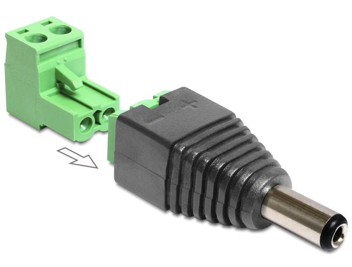 Delock Adaptador Terminalblock > Dc 2,5 X 5,5 Mm