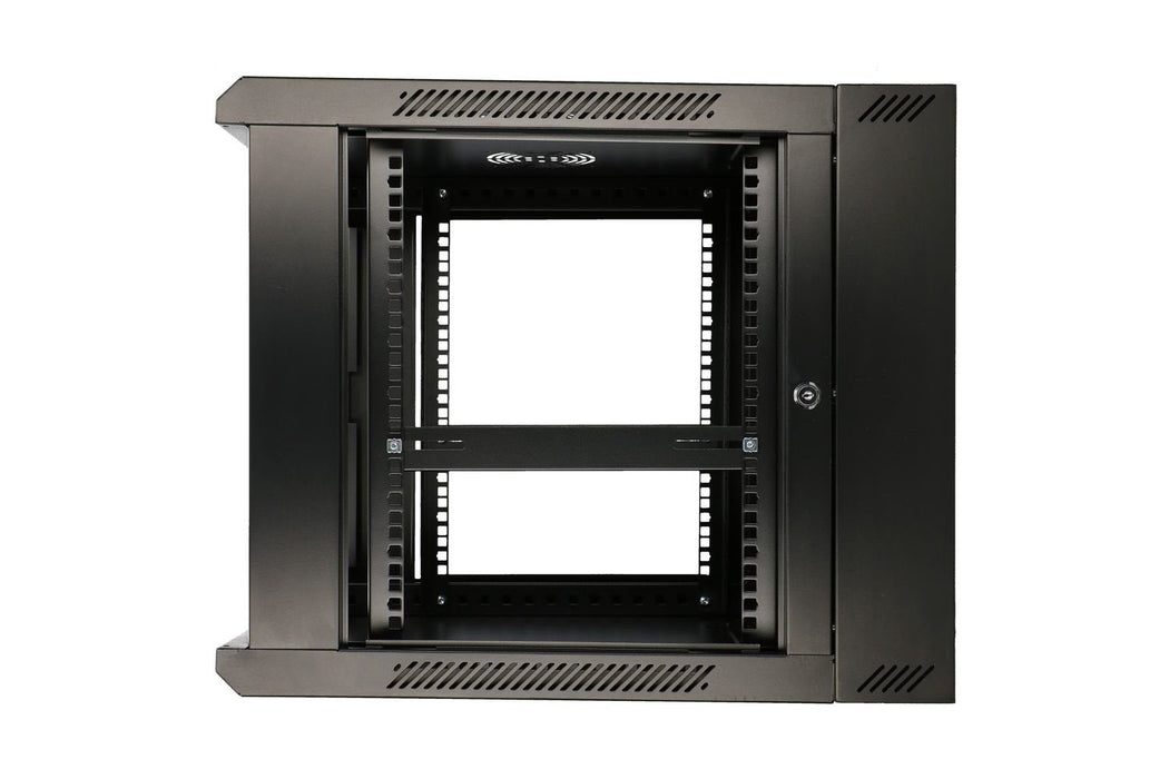 Extralink 6u 600x600 Azh Wall-Mounted Rackmount Cabinet Swing Type Black