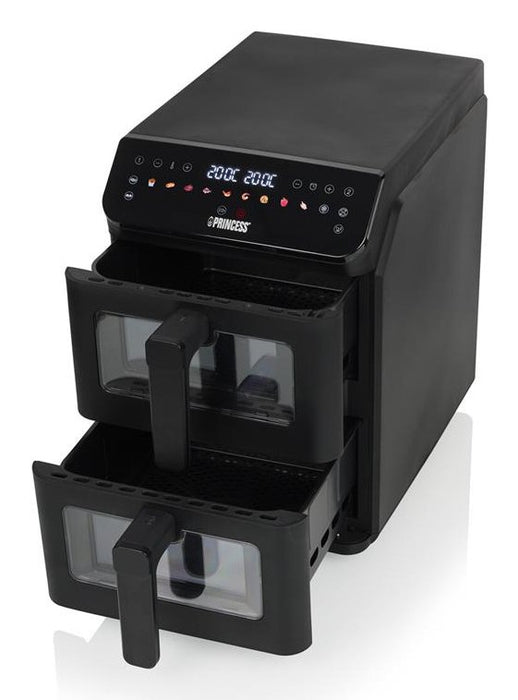 EAN 8711658523262 - Princess 182490 Doble 11,2 L Independiente 3000 W Freidora de aire caliente Negro imagen 5
