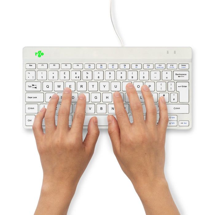EAN 8719274492085 - R-Go Tools RGOCOUKWDWH teclado Oficina USB Inglés imagen 5