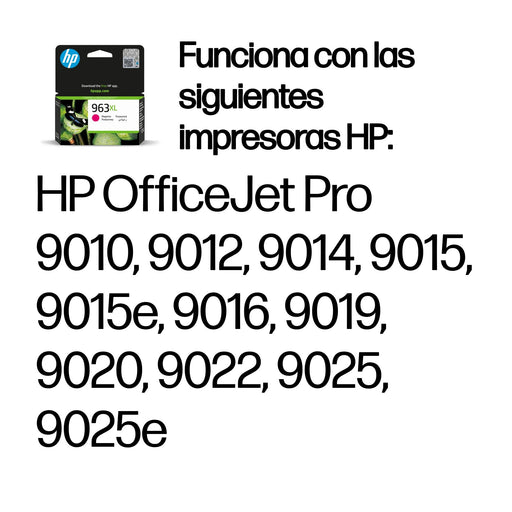 EAN 5715063080689 - HP 963XL High Yield Magenta Original Ink Cartridge cartucho de tinta 1 pieza(s) Alto rendimiento (XL) imagen 2