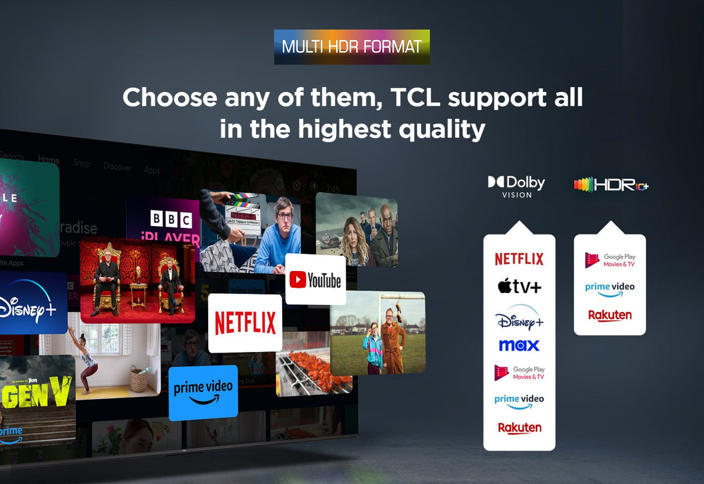 EAN 5901292525958 - TCL P7K 43P7K Televisor 109,2 cm (43") 4K Ultra HD Smart TV Wifi Metálico 430 cd / m² imagen 7