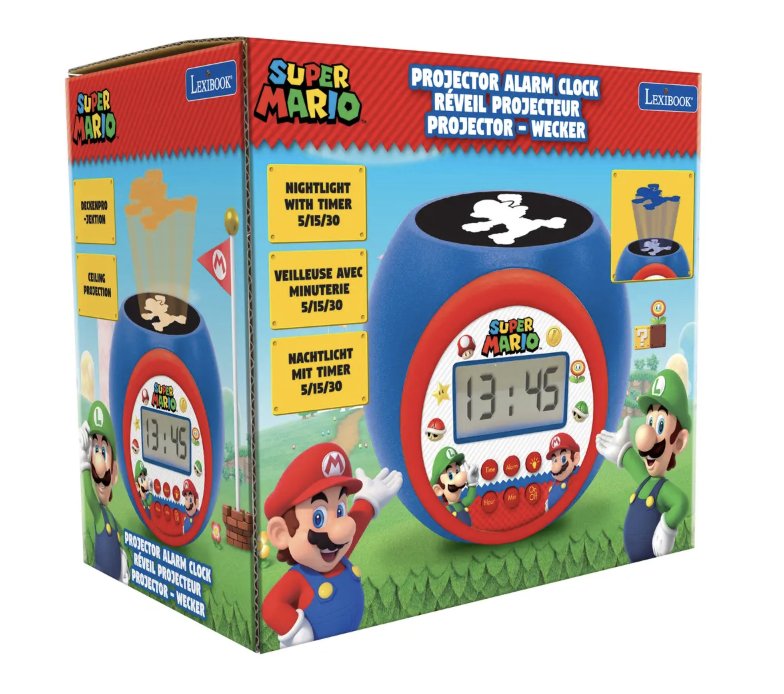 EAN 3380743083667 - Lexibook Super Mario Projector Alarm Clock Reloj despertador digital Multicolor imagen 3