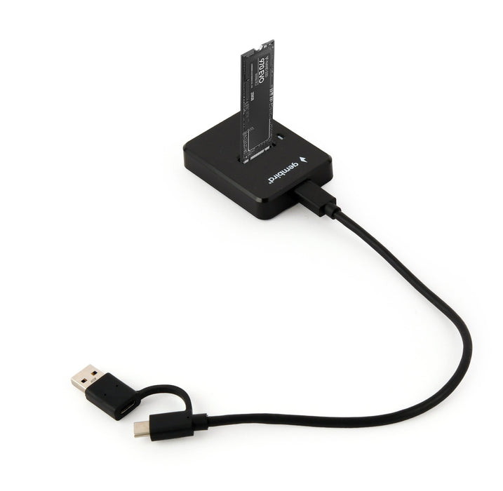 EAN 8716309127028 - Gembird DD-U3M2 base de conexión para disco duro USB 3.2 Gen 1 (3.1 Gen 1) Type-C Negro imagen 1