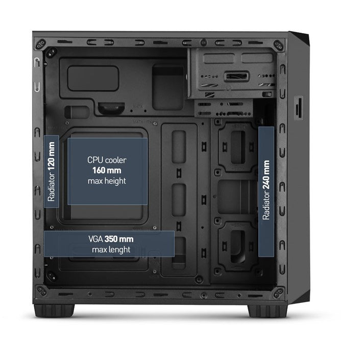 EAN 8436532165603 - NOX Coolbay MX2 Mini Tower Negro imagen 7
