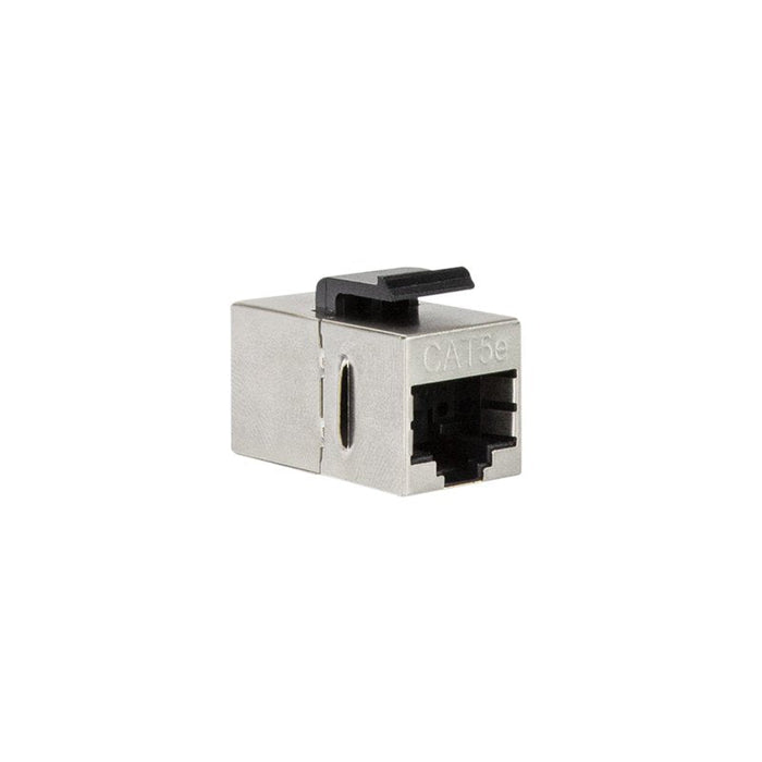 Keystone Coupler Cat.5e Stp, 2xrj45, Metal, Shielded