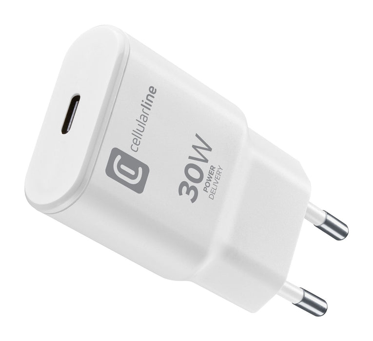 Cellularline Usb-C Gan Reiselader 30w White
