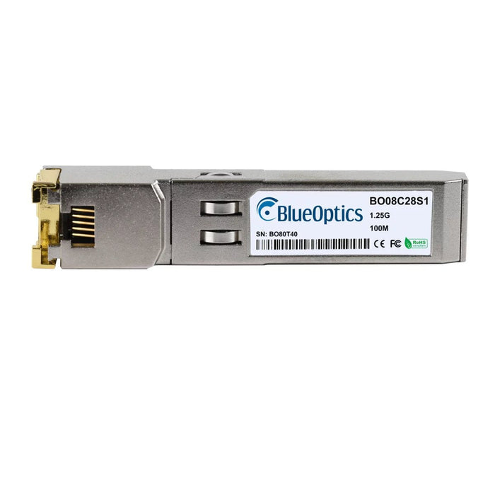 Blueoptics Alcatel-Lucent 3he00062aa Blueoptics Bo08c28s1 Sfp Transceiver, Cobre Rj45, 1000base-T, 100 M