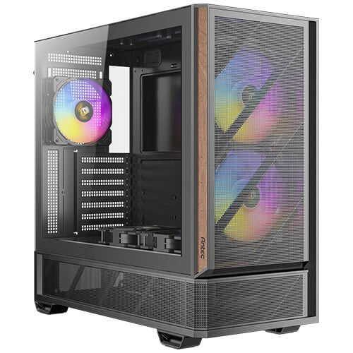 Caja  Pc  Antec P30 Argb Mid-Tower Atx 2xvent 140mm + 3xvent 120mm Pwm Negra