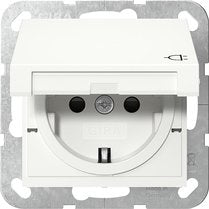 Gira 441427 Schuko Kd + Sh System 55 Blanco Puro M