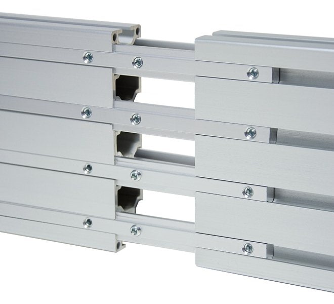 B-Tech Montageschiene Horizontal 1m Negro