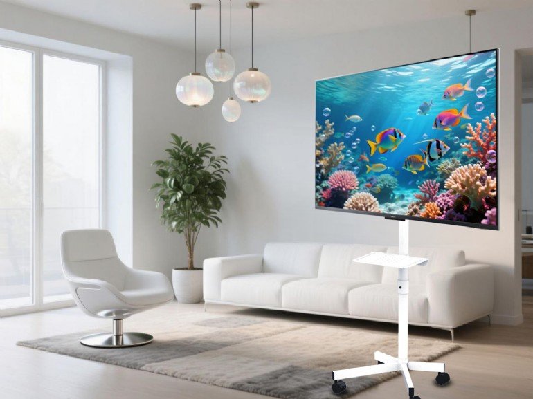 Gembird Tvs-55t-03-W Soporte Para Tv 139,7 Cm (55") Blanco