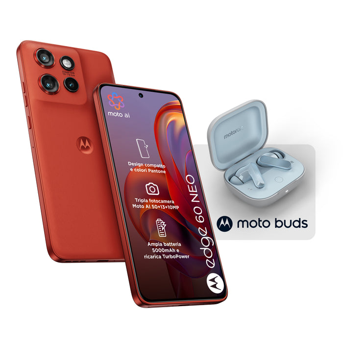 EAN 8033779084164 - Motorola edge 60 neo + Moto Buds PG38C05749 16,1 cm (6.36") SIM doble Android 15 5G USB Tipo C 8 GB 256 G imagen 1