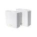 EAN 4718017579117 - ASUS ZenWiFi AX XT8 (W-2-PK) router inalámbrico Gigabit Ethernet Tribanda (2,4 GHz/5 GHz/5 GHz) Blanco imagen 1