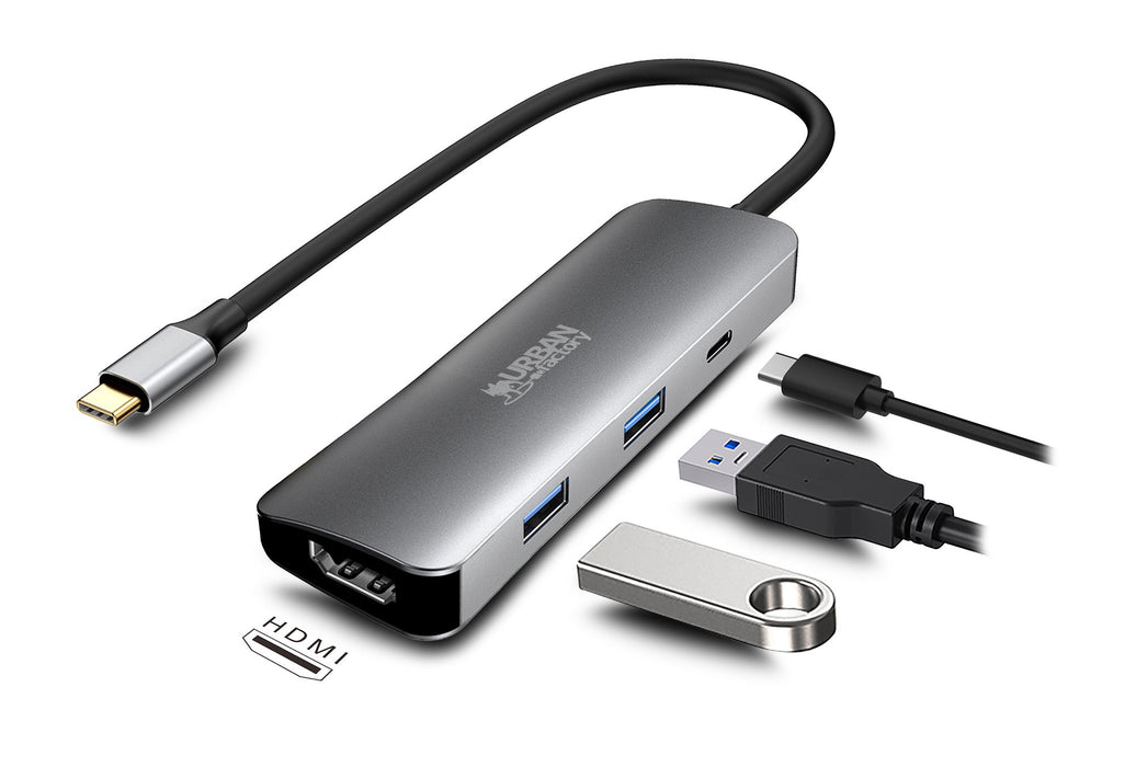 EAN 3760170884622 - Urban Factory MHC40UF base para portátil y replicador de puertos Alámbrico USB 3.2 Gen 1 (3.1 Gen 1) Type imagen 6