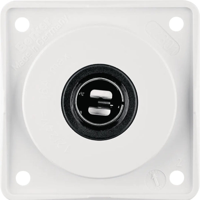Berker 0945172509 Steckdose 12v Integro Modul Polarweiss Glänzen