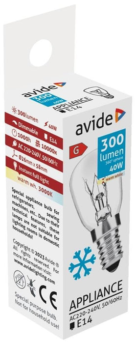 Avide Halogen Leuchtmittel 300lm 40w E14 Ww 3000k