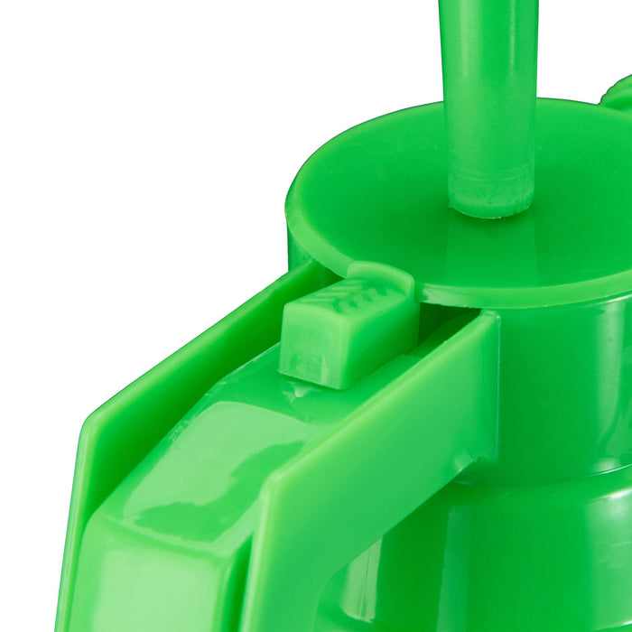 Relaxdays Pumpsprühflasche, 2 L Blanco, Verde