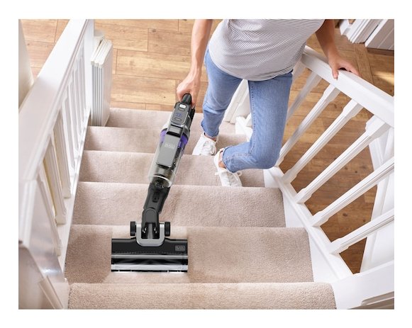 Aspiradora  Black & Decker Bsv520brp-Qw De Pie Y Escoba Eléctrica Aspiradora Escoba Batería Secar Sin Bolsa 0,65 L Negro 2 Ah