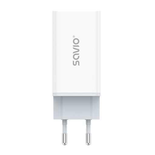 EAN 5901986047896 - Savio LA-07 adowarka Sieciowa GaN 65W Biaa Auriculares, Auriculares, Tableta, Teléfono, Ver Blanco Corrie imagen 2