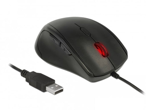 EAN 7109806108309 - DeLOCK 12548 ratón Oficina Izquierda USB tipo A Óptico 2400 DPI imagen 1