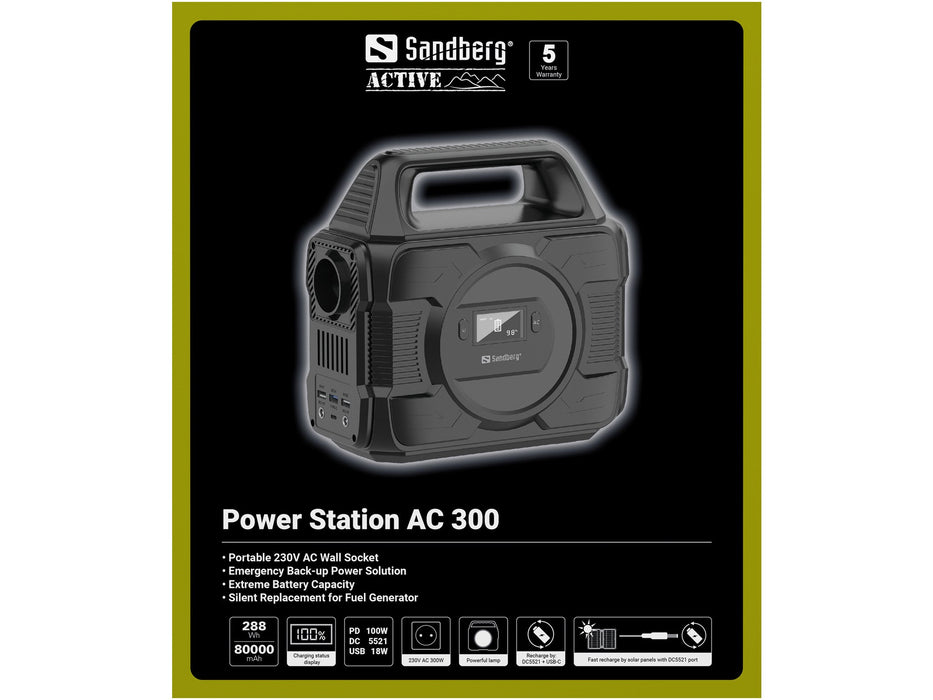 EAN 5705730420849 - Sandberg 420-84 estación de energía portátil 80000 mAh 300 W 3,26 kg imagen 7