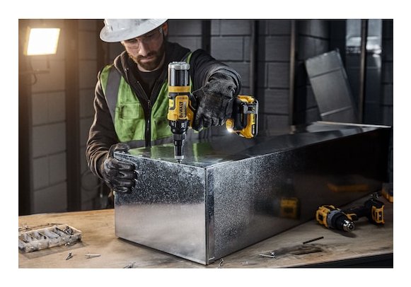 EAN 5035048797679 - DeWALT DCF403NT-XJ remachadora eléctrica Negro, Amarillo 2.4,3.2,4,4.8 mm 10000 kN imagen 9