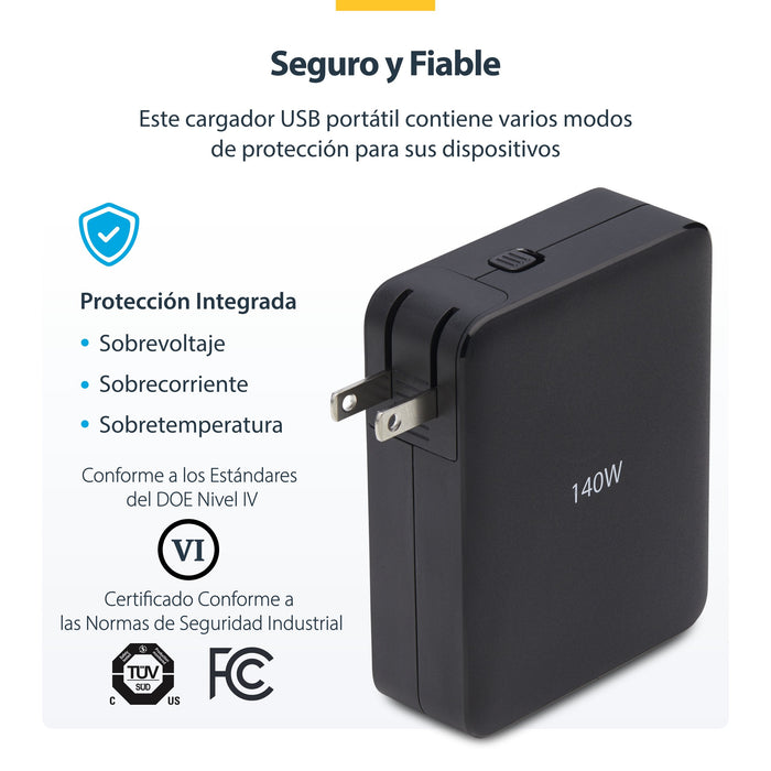 EAN 0065030911696 - StarTech.com 3114GCU-WALL-CHARGER cargador de dispositivo móvil Universal Negro Corriente alterna Carga r imagen 17